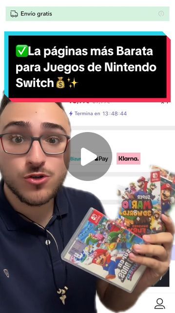 Raúl Gómez on Instagram: "✅La páginas más Barata para Juegos de Nintendo Switch💰✨ #nintendo #switch #consola #mario @miravia a d" Switch Nintendo, February 8, Wii, Nintendo Switch, Nintendo, Mario, On Instagram, Instagram