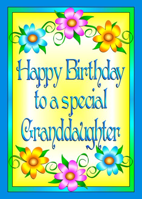 Happy Birthday Granddaughter Flowers card Holiday Card Sentiments, Happy Grandma, Niece Birthday Wishes, Happy Birthday Auntie, Grandma Card, Happy Birthday Aunt, Happy Birthday Niece, Happy Birthday Cousin, Happy Birthday Wishes Pics