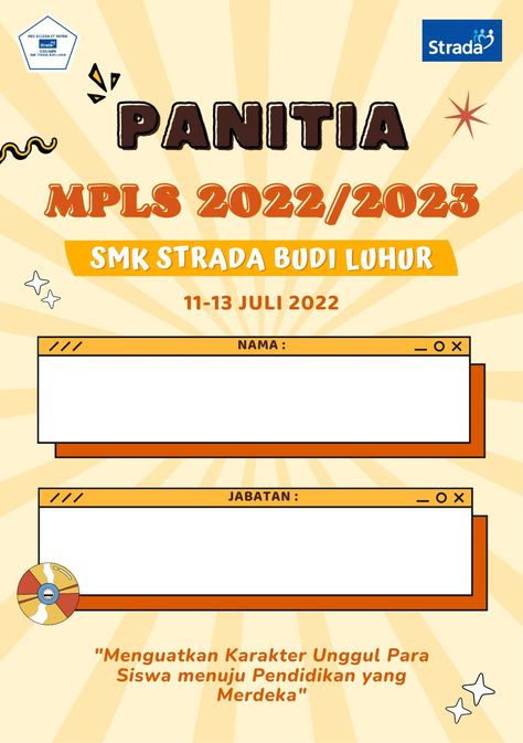 Nametag Templates, Poster Pmr, Id Card Design Template, Nametag Design, Beach Dump, School Study Ideas, Desain Buklet, Id Card Template, Canvas Learning