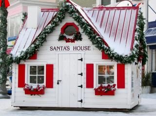 Santa's house will be open for visits during scheduled hours starting Friday, Nov. 25. SOURCE SUBMITTED Santa Village, Santa House, Santa Claus House, Christmas Parade Floats, Christmas Booth, Parade Ideas, Santa's House, Santa's Workshop, Christmas Yard Decorations