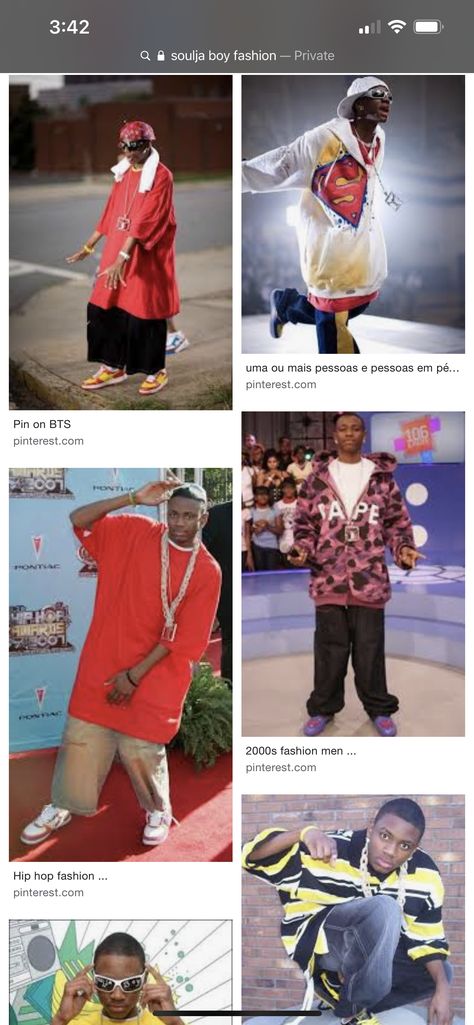 Soulja Boy Outfits, Soulja Boy 2000s, 2000s Outfit, Soulja Boy, Y2k Party, Boys Fits, Party Inspo, Boy Costumes, Boy Party