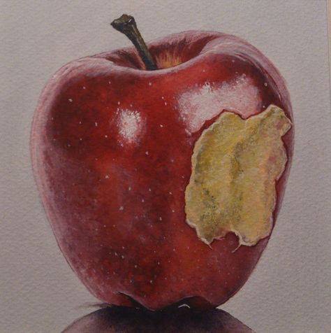 bitten apple Bitten Apple Drawing, Apple Pencil Drawing, Bitten Apple, Apple Sketch, Doodling Drawings, Boston Tattoo, Drawing Apple, Art Bin, Apple Bite