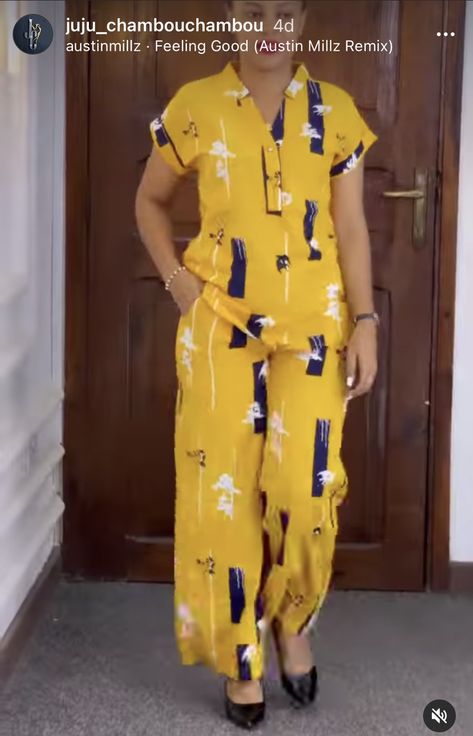 Top And Trousers Outfit Material, Latest Igbo Blouses For Wrapper, Palazzo Trouser And Top, Female Senator Wears, Fancy Casual Outfits, African Print Jumpsuit, Simple Dress Casual, Modest Dresses Fashion, 2piece Outfits