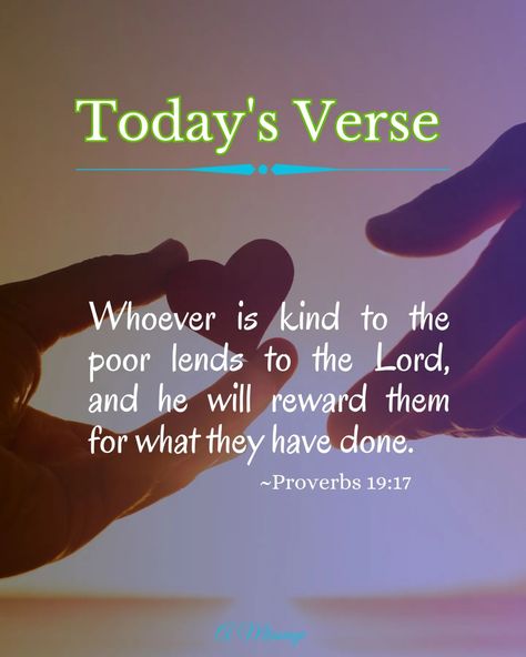 "Kindness is a gift everyone can afford to give." September 19, 2024 Proverbs 19, Morning Quotes For Friends, Todays Verse, Affirmations For Happiness, Prayers For Healing, Dear God, Prayer Quotes, Morning Quotes, Proverbs