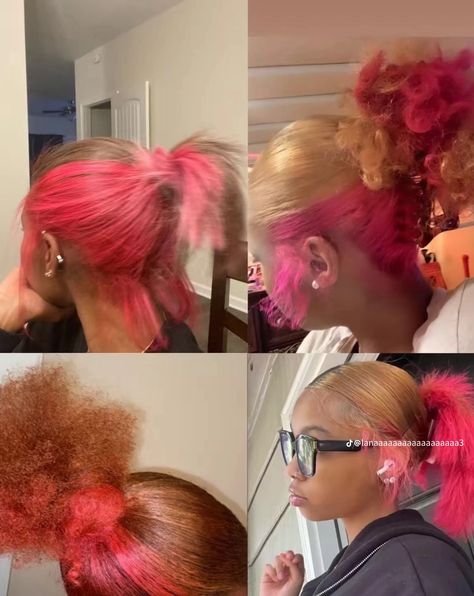 Adore Hair Dye, Best Hair Dye, Pink Hair Dye, Mixed Curly Hair, Sleek Ponytail Hairstyles, Peekaboo Hair, Cute Hair Colors, Quick Natural Hair Styles, Quick Weave Hairstyles