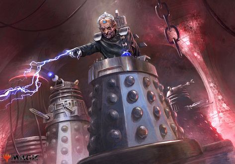 ArtStation - Davros and Daleks (MtG, Doctor Who)