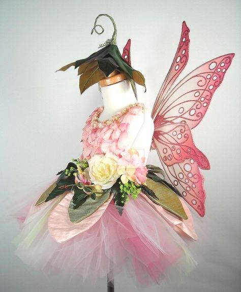 Pink Flower Fairy Side by glittrrgrrl Outfit Inso, Fairy Dresses, Fairy Party, Fairy Clothes, Fairy Birthday, Fairy Parties, Flower Fairies, Fairy Princesses, Fairy Costume