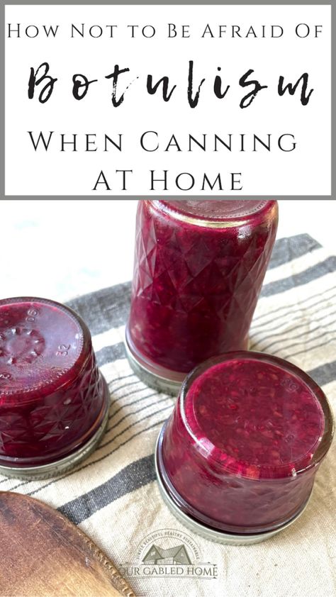 How To Can Jam, Our Gabled Home, Low Acid Recipes, Can Jam, Jar Of Jam, Canned Foods, Canned Vegetables, Pressure Canner, Home Canning