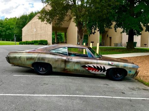 Looks like a '68 Impala Hot Rod Autos, To Fast To Furious, Rat Rod Trucks, Rat Rod Pickup, Rat Rod Cars, Rat Look, Kustom Cars, Rat Bike, Rat Rods Truck