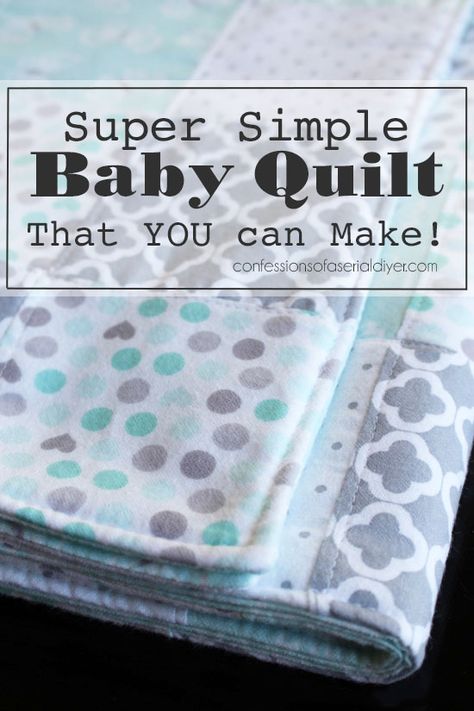 Simple Baby Quilt, Beginner Sewing Projects, Sewing Videos, Crumb Quilt, Beginner Quilt, Baby Quilt Patterns, Beginner Sewing, Beginner Sewing Projects Easy, Quilt Baby