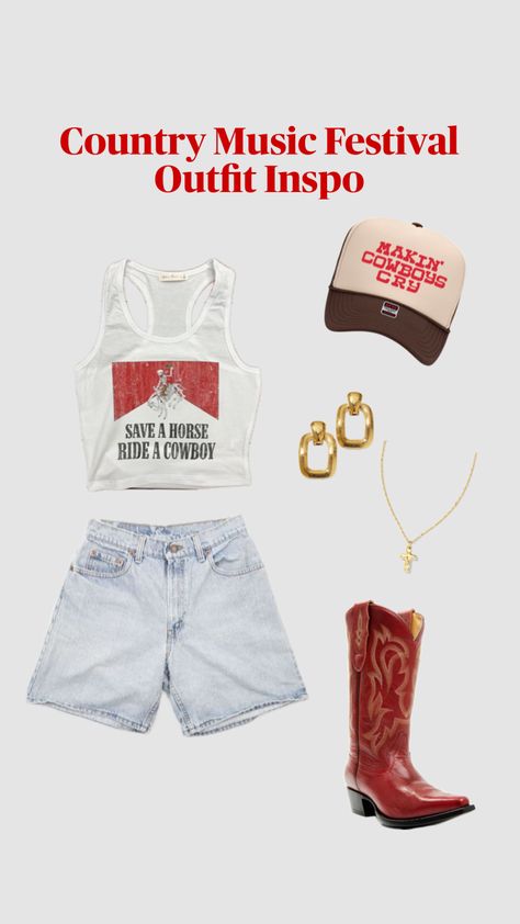 Country music festival outfit, rock the country, rock the country, Carolina country music festival, gulf coast jam #country #fyp #foryou #festival Country Music Festival Outfits, Outfit Rock, Country Music Festival, Music Festival Outfit, Country Rock, Gulf Coast, Festival Outfit, Horse Riding, Country Music