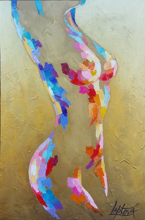 Silhouette Oil painting by Viktoria Lapteva | Artfinder Painting Body Figures, Viktoria Lapteva, Abstract Figure Art, Female Body Paintings, Female Body Art, Silhouette Painting, Meaningful Drawings, Easy Canvas Art, Canvas Drawings