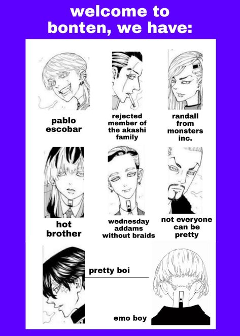 S-62 Generation Tokyo Revengers, Tokyo Revengers Kakuchō, Tokyo Revengers Slander, Yandere Tokyo Revengers, Tokyo Revengers X Reader, Tokyo Revengers Manga, Funny Charts, Tokyos Revenge, Anime Nerd