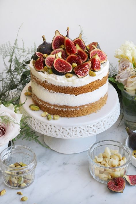 Citrus Olive Oil Cake with Honey and Figs | Constellation Inspiration Citrus Olive Oil Cake, Fig Wedding, Olive Oil Cake Recipe, Fig Cake, Fig Recipes, Oil Cake, Olive Oil Cake, Desserts Vegan, Cake Inspiration