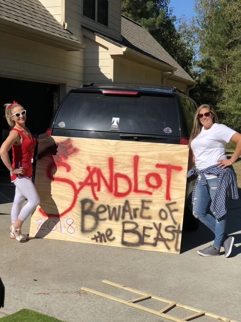 Sandlot Parade Float, Sandlot Trunk Or Treat, Homecoming Floats, Trunk Or Treat Ideas, Christian Athletes, National Honor Society, Sandlot, Honor Society, The Sandlot