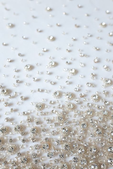 Buy Beaded Tulle Shimmering Crystals on a Champagne Tulle Online in India - Etsy Tulle Aesthetic, Bridal Background, Crystals Background, Bead Wallpaper, Beads On Fabric, Beads Wallpaper, Beads Background, Beads Aesthetic, Crystal Fabric