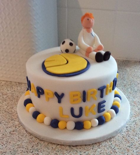 Leeds United Birthday Cake, 21st Cake, Club Badge, Leeds United, 13th Birthday, Leeds, Cake Creations, Birthday Cake, The Unit