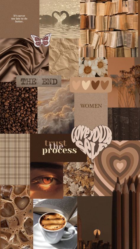 #coffee #aesthetic #brownaesthetic #brown Self Love Brown Aesthetic, Coffee Colour Aesthetic, Rose Brown Aesthetic, Mocha Brown Aesthetic, Brown Aesthetic Bedroom, Huevember 2024, Coffee Brown Wallpaper, Rosé Brown Aesthetic, Soft Brown Aesthetic Wallpaper