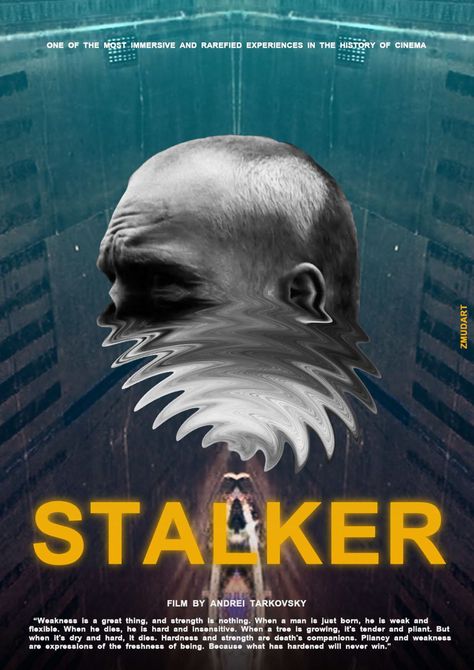 Stalker on Behance Stalker Poster, Cinema Posters, Movie Poster, Sci Fi, History, Film, Movie Posters, Film Posters