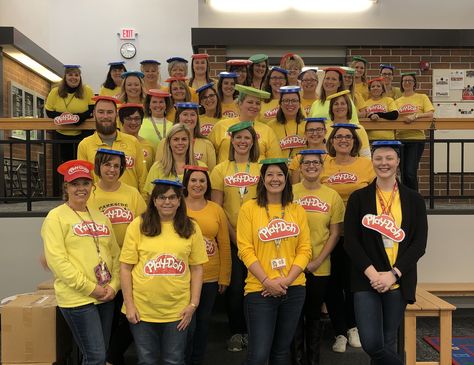 Parkside’s 2019 Play-Doh costume! We love Halloween! Play Doh Costume, Halloween Group, Famous Names, Love Halloween, School Staff, Group Costumes, Group Halloween Costumes, Play Doh, Halloween Costume