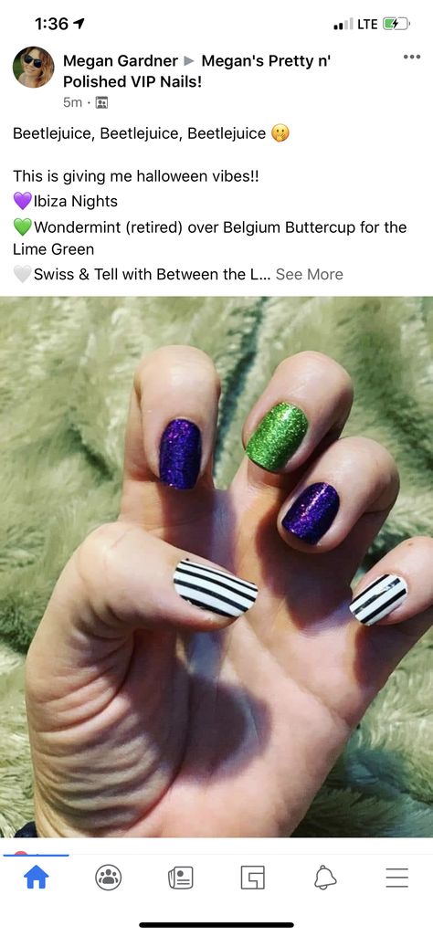 Color Street Beetlejuice Nails, Banana Bonanza Color Street, Wizard Of Oz Color, Vip Nails, Inspo Pics, Street Nails, Color Street Nails, Fall Nails, Color Street