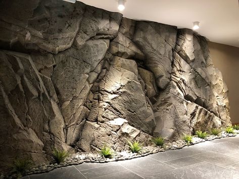 Artificial Rock Wall, Rock Wall Landscape, Ice Rock, Rock Sign, Artificial Rocks, Rock Walls, Rock Sculpture, West Vancouver, Rock Wall