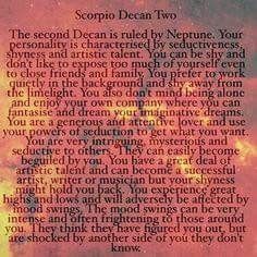 Scorpio Decan 2 Scorpio Decans, Astrology Signs Scorpio, All About Scorpio, Zodiac Things, Scorpio Zodiac Facts, Astrology Numerology, Scorpio Woman, Scorpio Zodiac, Zodiac Facts