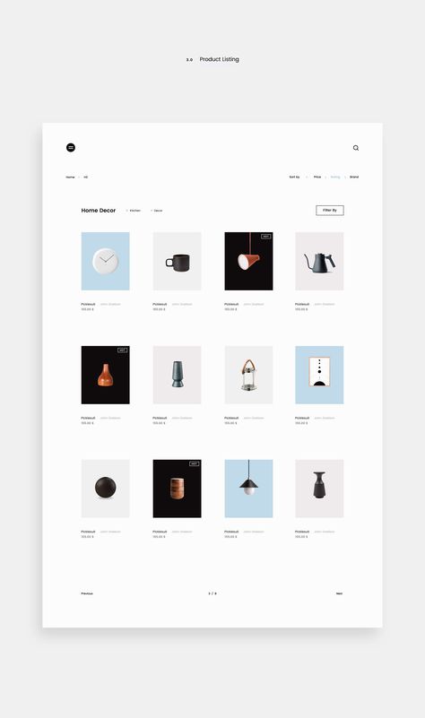 Minimalist e-commerce website design with clean and easy interface Catalog Website Design, Website Catalog Design, Minimalist Website Design, Design De Configuration, Mise En Page Web, 보고서 디자인, Minimalist Web Design, Ui Ux 디자인, Web Design Quotes