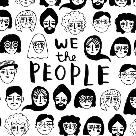 Doodle People, Creativity Ideas, Face Illustration, Happy Friday Everyone, We The People, 캐릭터 드로잉, Abstract Illustration, Doodle Illustration, Cartoon Faces