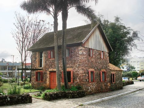 Serra Gaúcha: a charmosa e rica região de Caxias do Sul e Bento Gonçalves, a… Unusual Buildings, Brazil Travel, Rio Grande, House Designs Exterior, Travel Pictures, Exterior Design, House Exterior, Gazebo, Shed