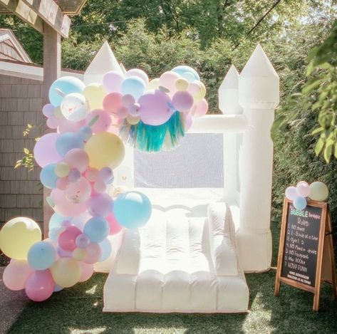 Our classic white 8x8 is made with 100% commercial grade PVC and is perfect for indoor and outdoor use. Mini Bounce House, Castle Party, Bounce Houses, Bouncy House, Inflatable Bouncers, Halloween Outdoor, Bouncy Castle, Outdoor Decorations, Bounce House