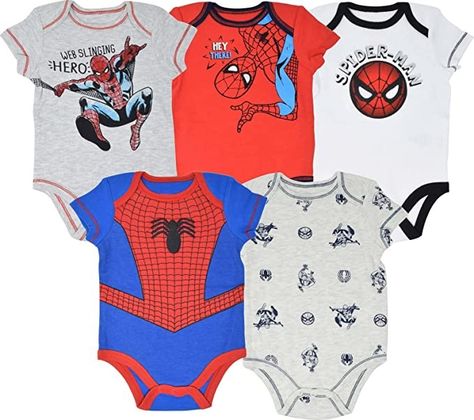 One Piece Clothing, Baby #5, Superhero Design, Short Sleeve Bodysuit, Marvel Spiderman, Creepers, Baby Boy Newborn, Long Sleeve Bodysuit, Boy Shorts