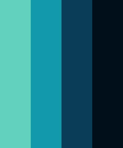 Out of His Depths Color Palette Aesthetic Color Schemes, Blue Color Pallet, Alien Oc, Beach Color Palettes, Black Palette, Turquoise Color Palette, Hexadecimal Color, Colour Pallets, Saturated Blue