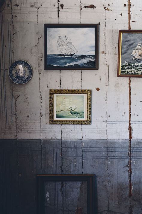 Hidden Places Workshop Dark Nautical Aesthetic, Transitional Living Room Furniture, Nautical Aesthetic, Cornwall Cottages, England Aesthetic, Old Fisherman, Living Room Furniture Tables, Lighthouse Keeper, Cottage By The Sea