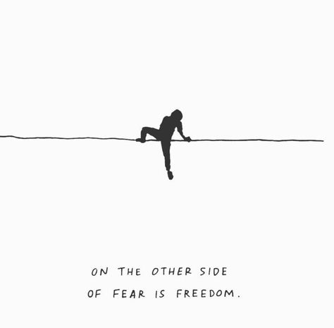 Taking Risk Tattoo, On The Other Side Of Fear Lies Freedom, The Gap Between The Life You Want, Take Heart I Have Overcome The World Tattoo, On The Other Side Of Fear, Overcoming Fear Tattoo, Beyond Fear Lies Freedom Tattoo, Tattoos About Freedom, Risk Tattoos