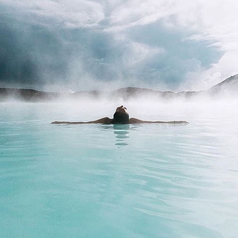 Stop, drop & relax. (via @mindbodygreen) 2025 Goals, Lagoon Iceland, Iceland Photos, Blue Lagoon Iceland, Water Aesthetic, Relaxing Weekend, Vacation Places, Photography Pictures, Blue Lagoon