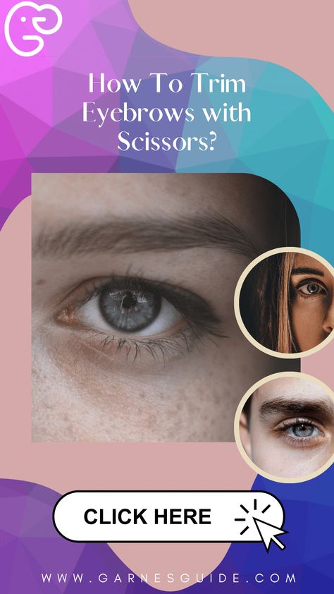 How To Trim Eyebrows with Scissors How To Trim Eyebrows With Scissors, Trim Your Eyebrows, Trim Eyebrows, Diy Eyebrow, Diy Natural Detergent, Shaped Eyebrows, Clear Eyebrow Gel, Eyebrow Scissors, Eyebrow Stamp