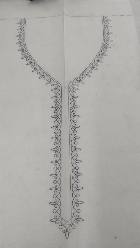 Hand Embroidery Sketch, Border Khaka Designs, Chotti Stitch Design Drawing, Embroidery Neck Patterns, Embroidery Sketches Design, Weaving Loom Diy, Embroidery Fashion Detail, Simple Hand Embroidery Patterns, Embroidery Boutique