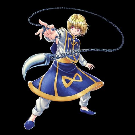 Kurapika/Image Gallery/Other Media | Hunterpedia | Fandom Hunter X Hunter Kurapika, Hxh Kurapika, Kalluto Zoldyck, Ging Freecss, Kurapika Kurta, Alluka Zoldyck, Skins Characters, Hunter Outfit, Hunter Hunter