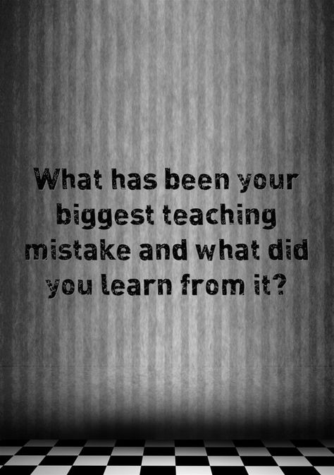 This week's question is:  What has been your biggest teaching mistake and what did you learn from it? Joan Rivers Quotes, Nightmare Quotes, Customer Service Quotes, Service Quotes, James Joyce, Joan Rivers, Charles Bukowski, Friedrich Nietzsche, Bukowski