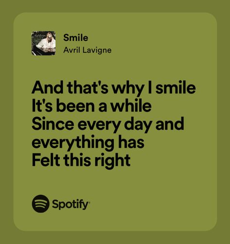 Avril Lavigne Lyrics Wallpaper, Avril Lavigne Lyrics, Avril Lavigne Smiling, My Happy Ending Avril Lavigne, Avril Lavigne Spotify Lyrics, Avril Lavigne, I Smile, Songs