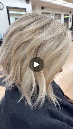 12K views · 1K reactions | Corrective Color!🤷‍♀️ What would you do? 🤔 The Problem: Too light over all with no dimension. Tone was too yellow. 📍I started by touching up existing blonde through the Mohawk section and the face frame. Highlighted with @goldwellus Oxycur Platin and 20 vol. 📍I applied lightener to the ends in between my foils to pull the yellow up to a more desirable color. 📍I brightened her hairline. 2 minutes. 📍I then applied her root shadow. Colorance 8n/7na and The gloss 10bs/10p/10v 📍I styled with my @varisprohair 1 1/2 inch Marcel Iron. 😍The results were a cooler, creamier blonde with more depth. Give me a 👍 If you liked this. #hairgoals #colorcorrection #Poweredbygoldwell #poweredbyvaris #coolblondehair #haireducation #licensedtocreate#denisemahoneyhair #colou Blonde Highlight Root Touch Up, Root Shadow, Cool Blonde Hair, Creamy Blonde, Face Frame, Root Touch Up, Face Framing, Color Correction, Blonde Highlights