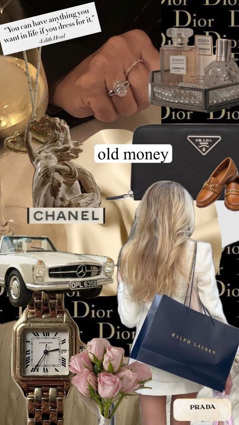 #oldmoney Gossip Girl Aesthetic, Vision Board Wallpaper, Money Girl, Dior And I, Rich Girl Aesthetic, Dark Feminine Aesthetic, Rich Lifestyle, Luxury Lifestyle Dreams, Classy Aesthetic