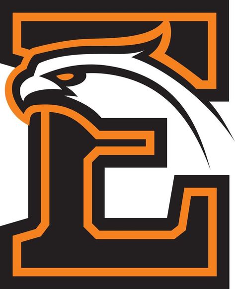 Letter E with eagle head. Great for sports logotypes and team mascots. It's Okay That's Love, Sport Logo Design, Team Mascots, Sports Logos, Eagle Head, Letter E, Animal Logo, Sports Logo, That's Love