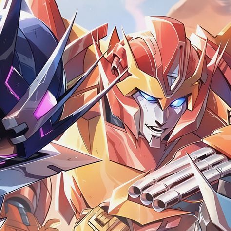 Hot Rod Transformers Idw, Transformers Matching Pfp, Mtmte Rodimus, Transformers Icon, Hot Rod Transformers, Rodimus Prime, Sharkboy And Lavagirl, Rescue Bots, Transformers Autobots