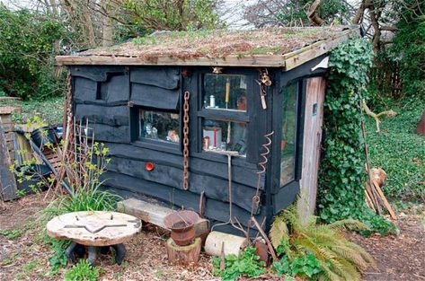 Allotment Shed Ideas, Allotment Shed, Allotment Ideas, Small Wood Stove, Allotment Garden, Shed Tiny House, Tiny House Blog, Shed Interior, Allotment Gardening