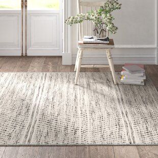 Gray Woven Rug, Cream And Black Rug Living Room, Gray And Cream Rug, Black And Beige Area Rug, Black And Cream Area Rugs, Under Kitchen Table Rug, Entryway Rug Size Guide, Rugs Under Kitchen Table, Dining Table Rug Ideas