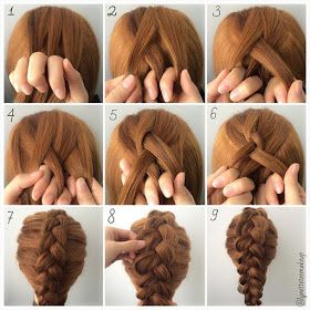 Half Braided Hairstyles, Dutch Braid Tutorial, French Braids Tutorial, Braids Step By Step, Braiding Your Own Hair, Violet Hair, French Braid Hairstyles, Makeup And Beauty Blog, Split Hair