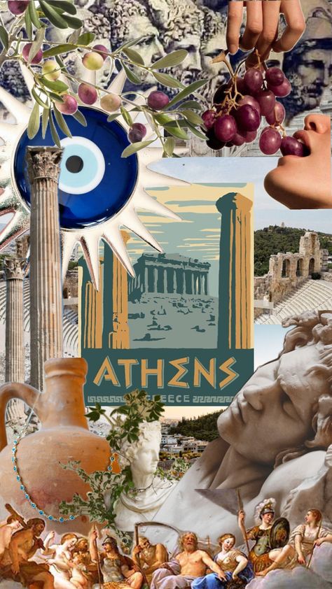 #greece #athens #greek #aestetic #statue #olives #acientgreece #travel #wallpaper #vibes Athens Wallpaper, Greece Wallpaper, Athens Travel, Wallpaper Vibes, Best Wallpaper Hd, Travel Collage, Greece Athens, Greek Statues, Color Wallpaper Iphone