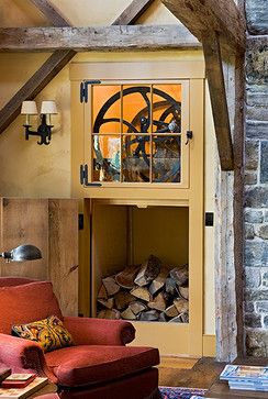 Dumb Waiter Design Ideas - love this one toting wood up - but mechanicals should be hidden in basement Boston Living Room, David Anderson, House Details, Rustic Living Room, Ideas Pictures, House Architecture Design, The Basement, Barn House, Historic Homes